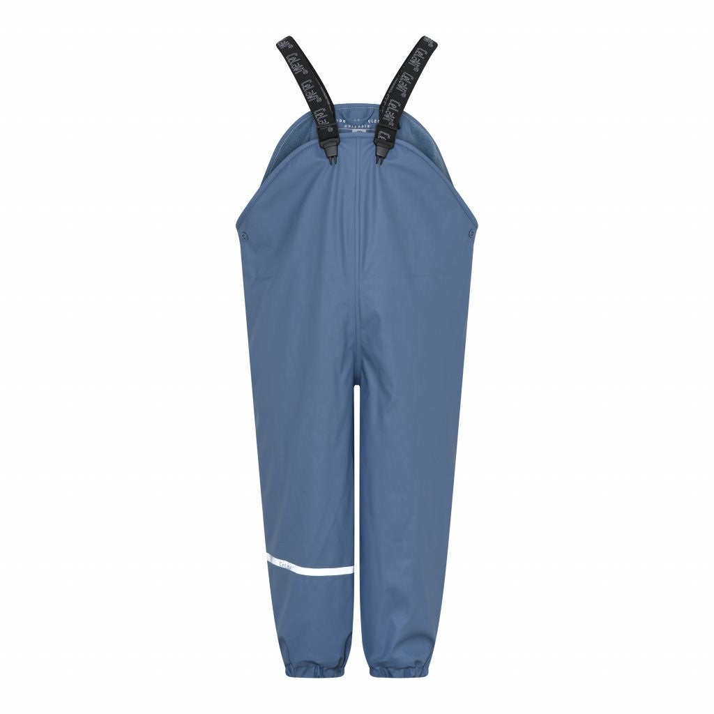 Pantaloni de ploaie și vânt căptușiți integral cu fleece  PU - CeLaVi - China Blue