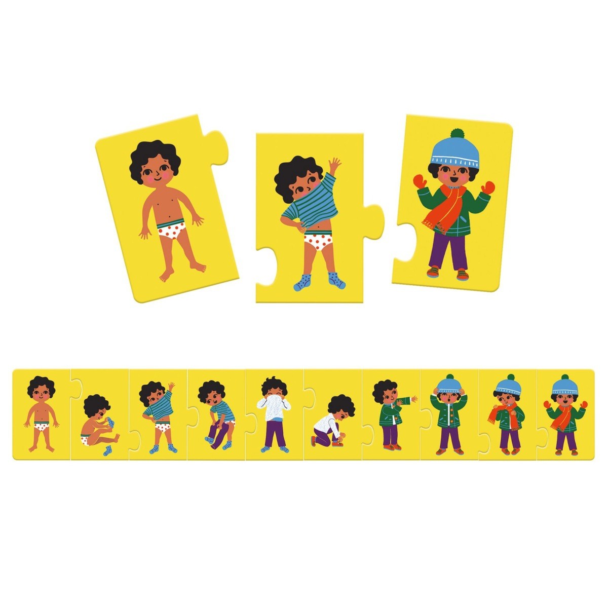 Puzzle Ma imbrac singur Djeco