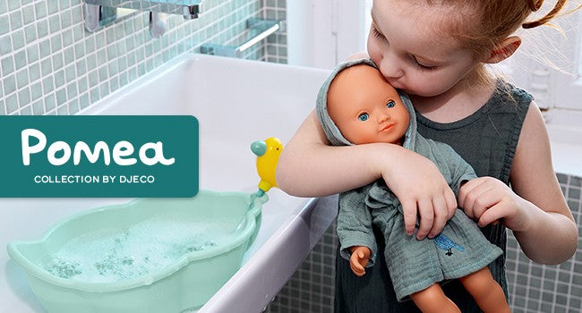 Pǎpuşǎ bebeluș Olive, colecția Pomea Djeco