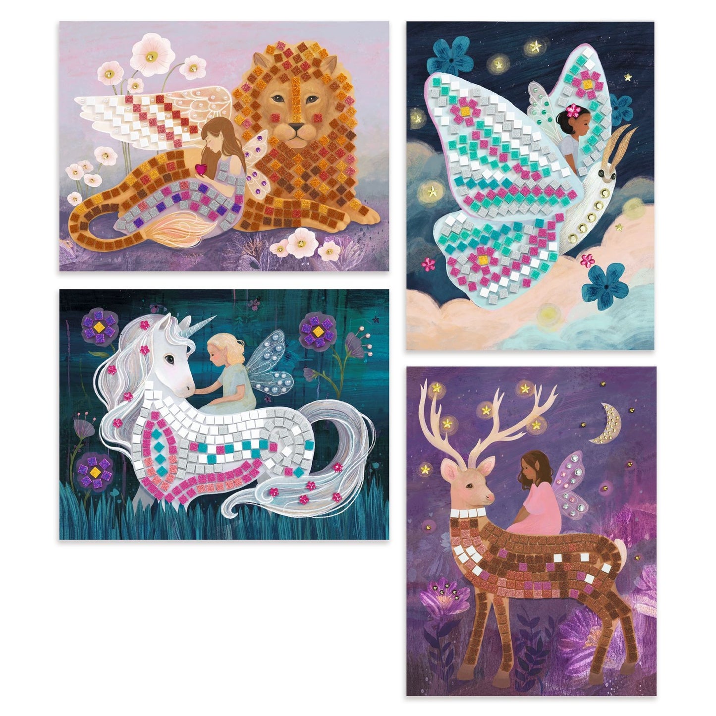 Joc creativ Mozaic Unicornul fermecat, Djeco
