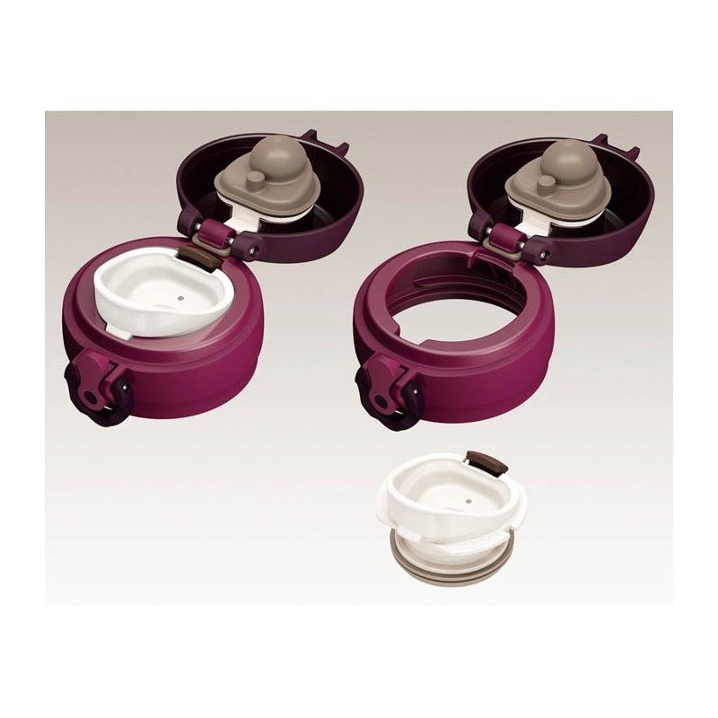 Cană termos mobilă - roșu (burgundy), 600 ml - Thermos