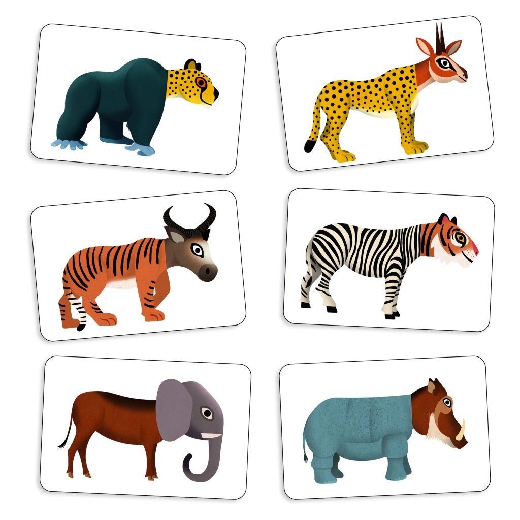 Joc de cărţi Djeco Anijumble