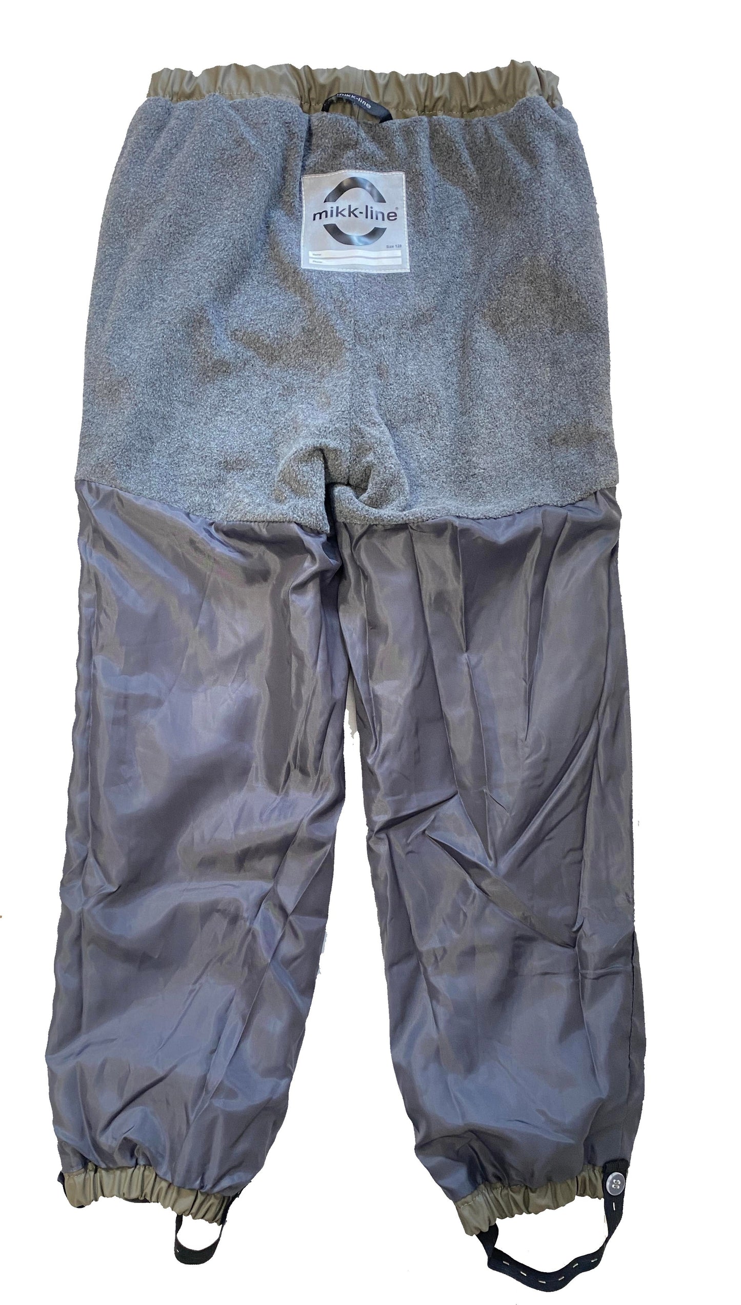 Set de ploaie captusit cu fleece Mikk-line - Fudge