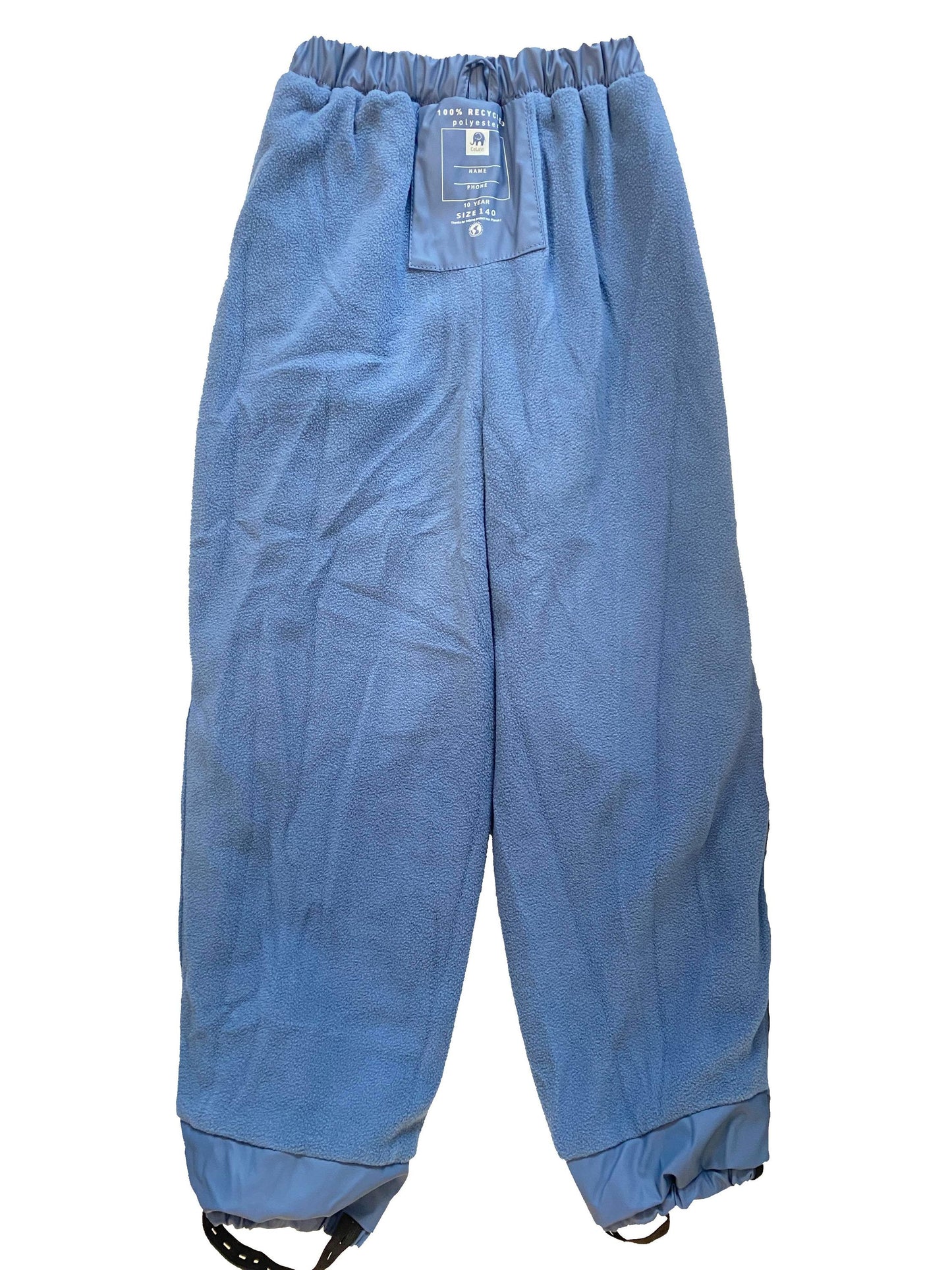 Set căptușit cu fleece pentru ploaie și vreme rece - CeLaVi - China Blue