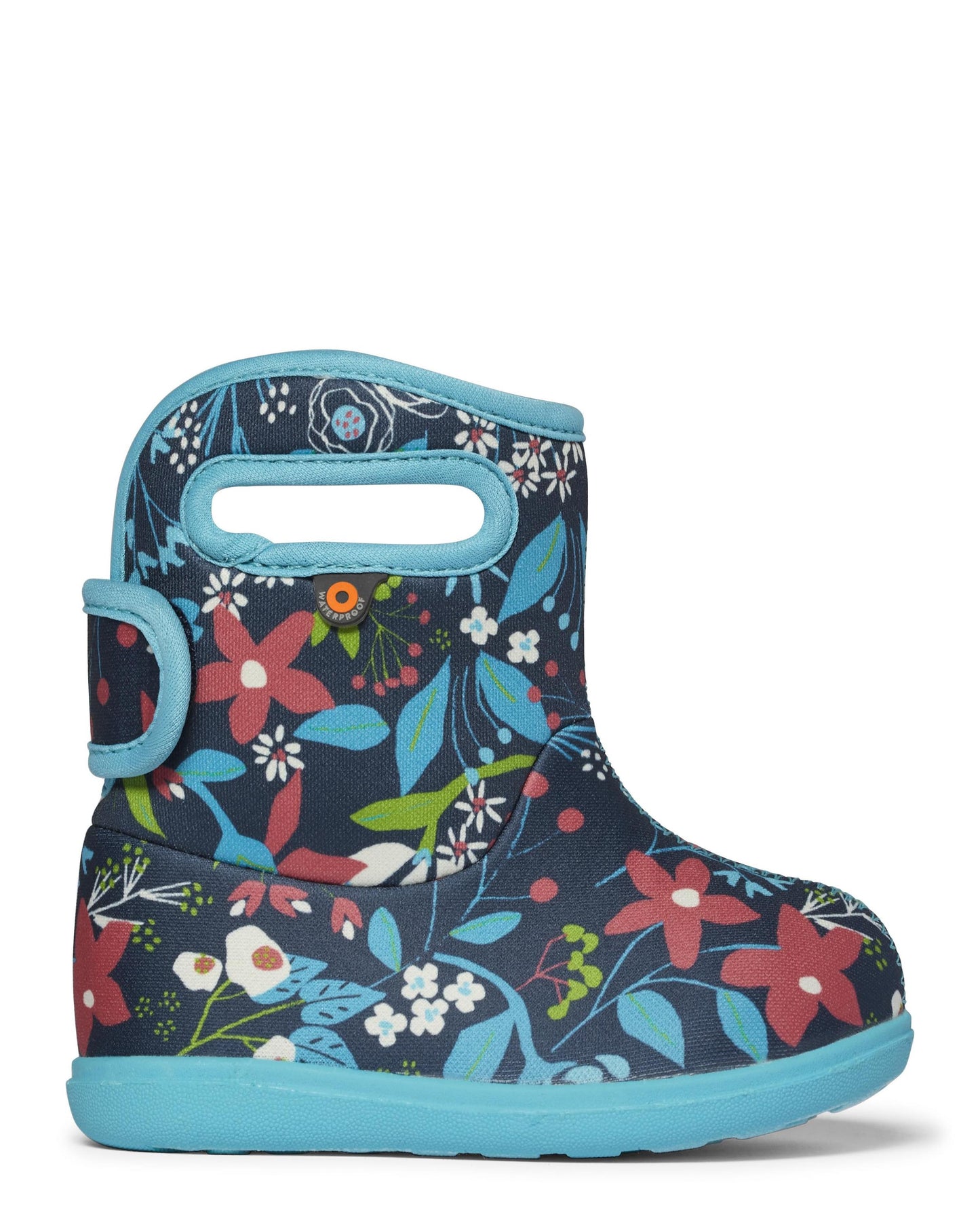 Cizme Baby Bogs II Cartoon Flower Blue Multi