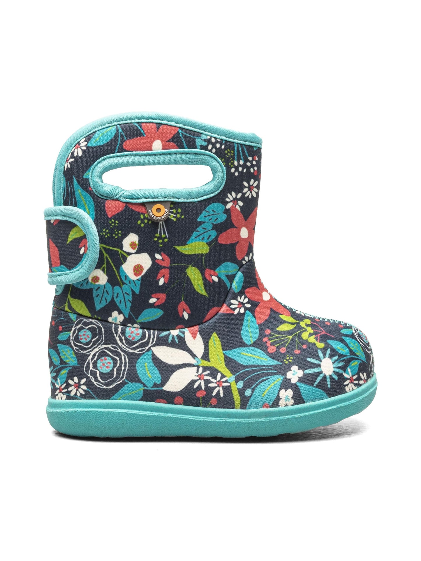 Cizme Baby Bogs II Cartoon Flower Blue Multi