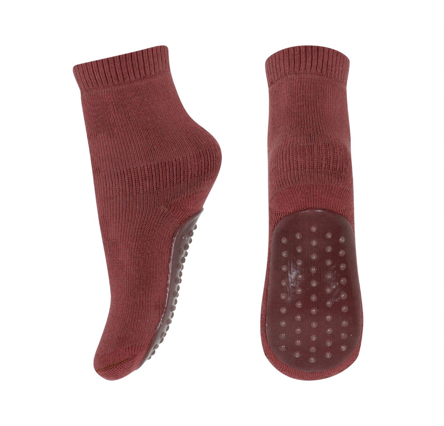 Șosete antiderapante plușate din lână merinos mp Denmark - Hot Chocolate