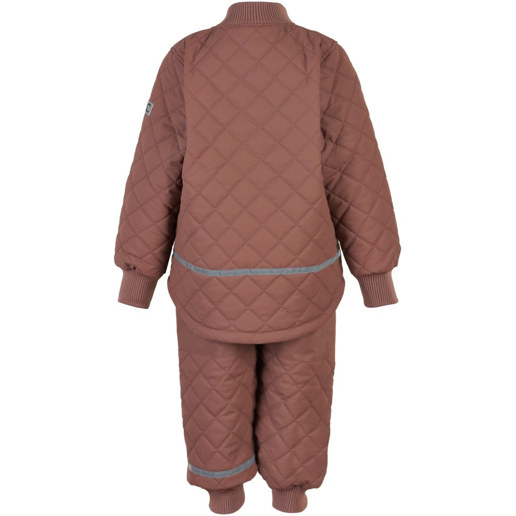 Set matlasat termorezistent căptușit cu fleece Mikk-line - Nutmeg