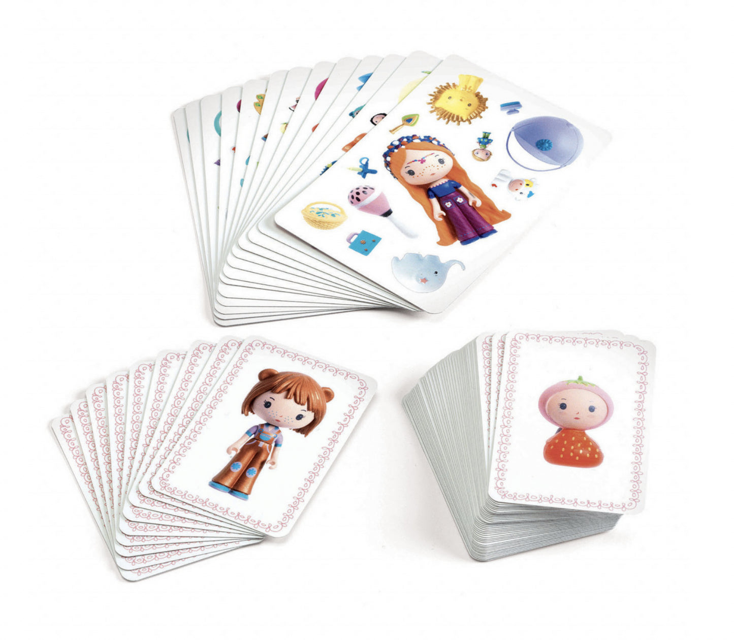 Joc de carti Djeco Mini Meli-Melo, printesele Tinyly