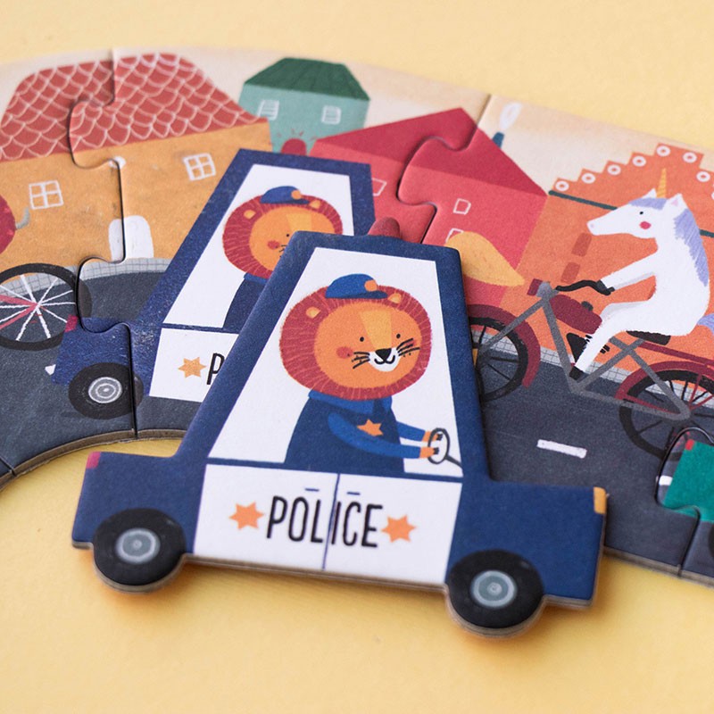 Puzzle Beep Beep! Londji
