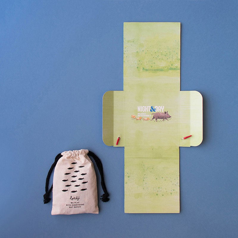 Puzzle Londji reversibil, noapte și zi