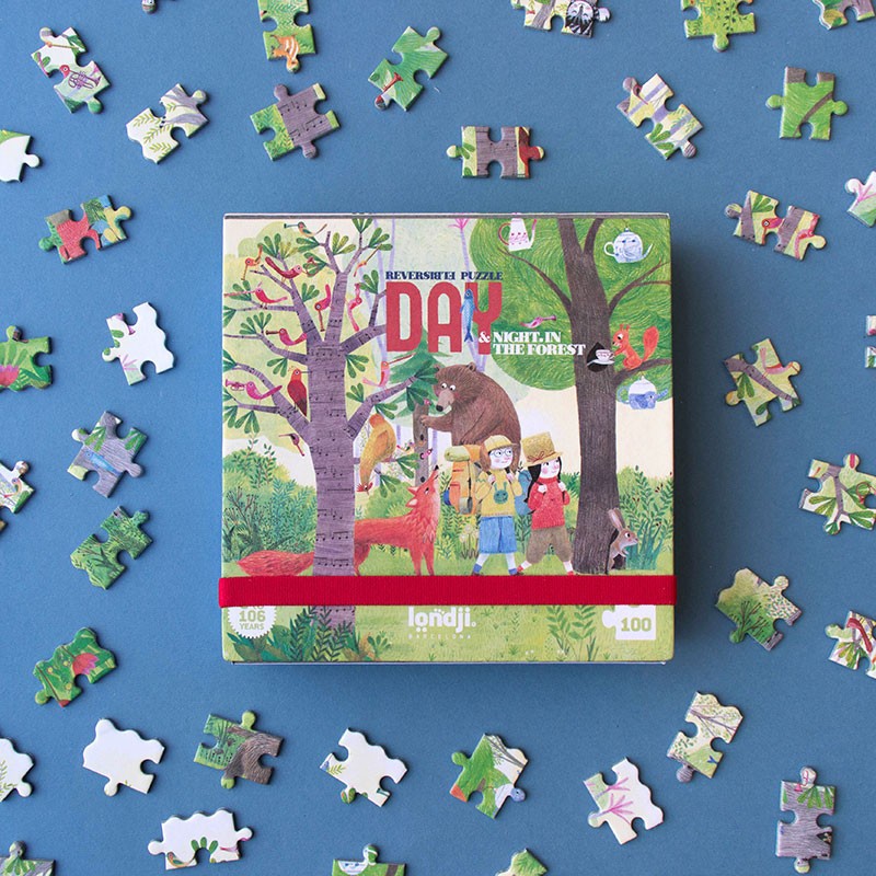 Puzzle Londji reversibil, noapte și zi