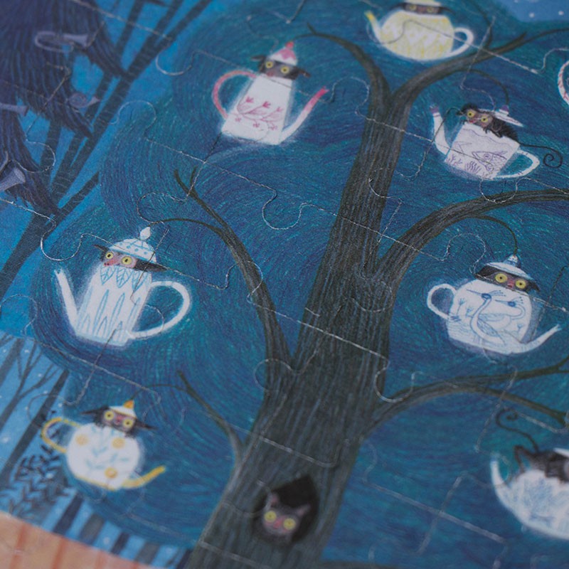 Puzzle Londji reversibil, noapte și zi