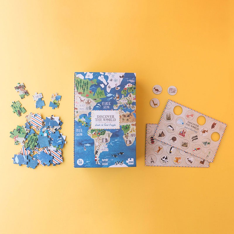 Puzzle Londji - Descoperă lumea