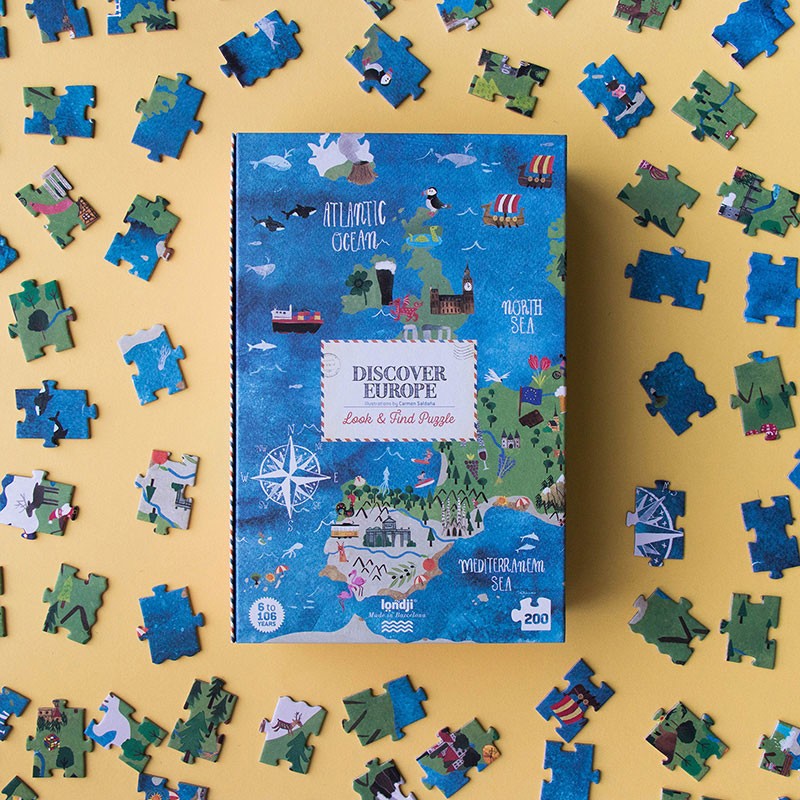 Puzzle Londji, Descoperă Europa