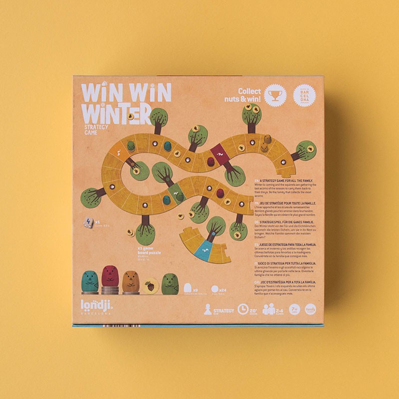 Joc Londji Win Win Winter - Fuga prin pădure după mâncare