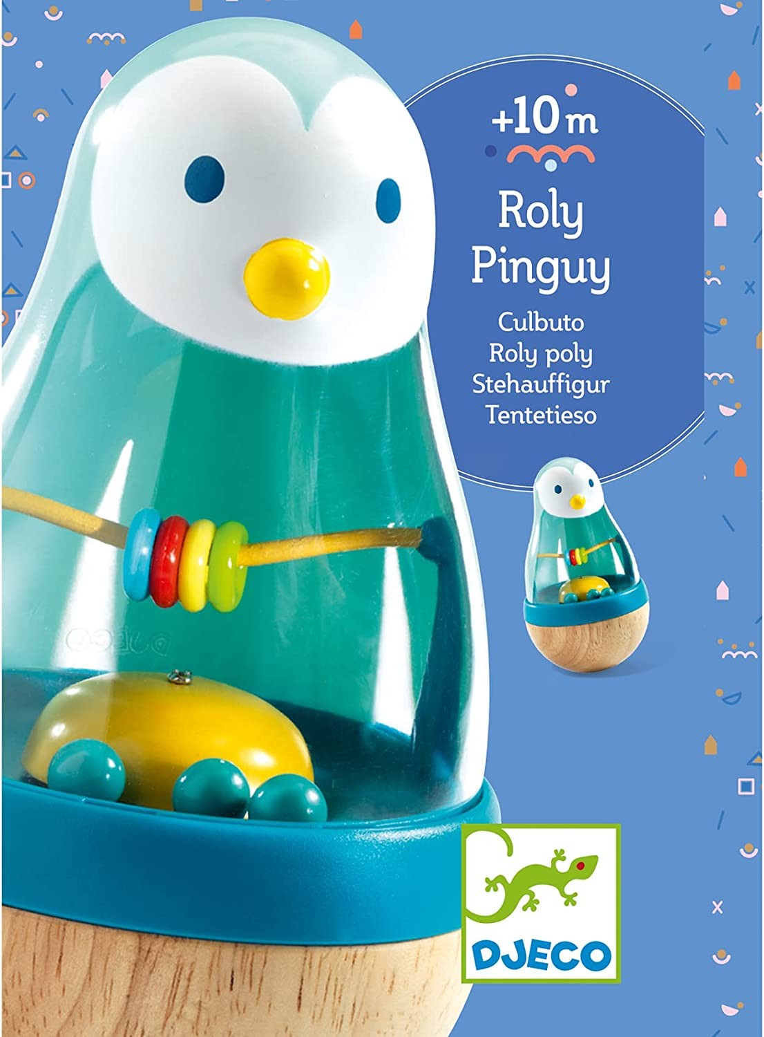 Jucărie bebe Pinguinul Roly, Djeco