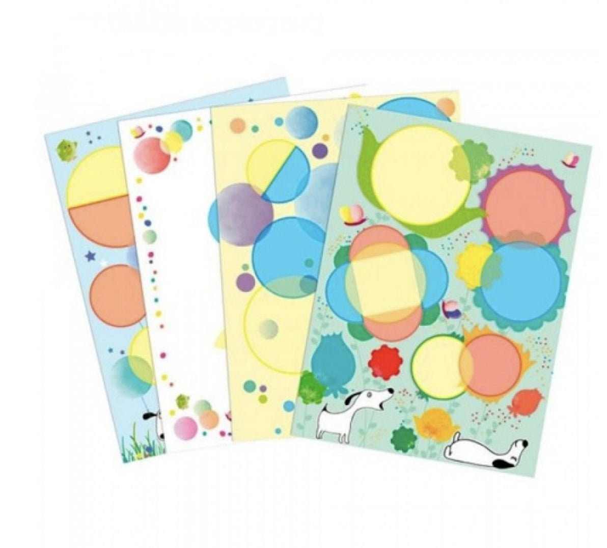 Stickere repoziționabile, cercuri magice Djeco