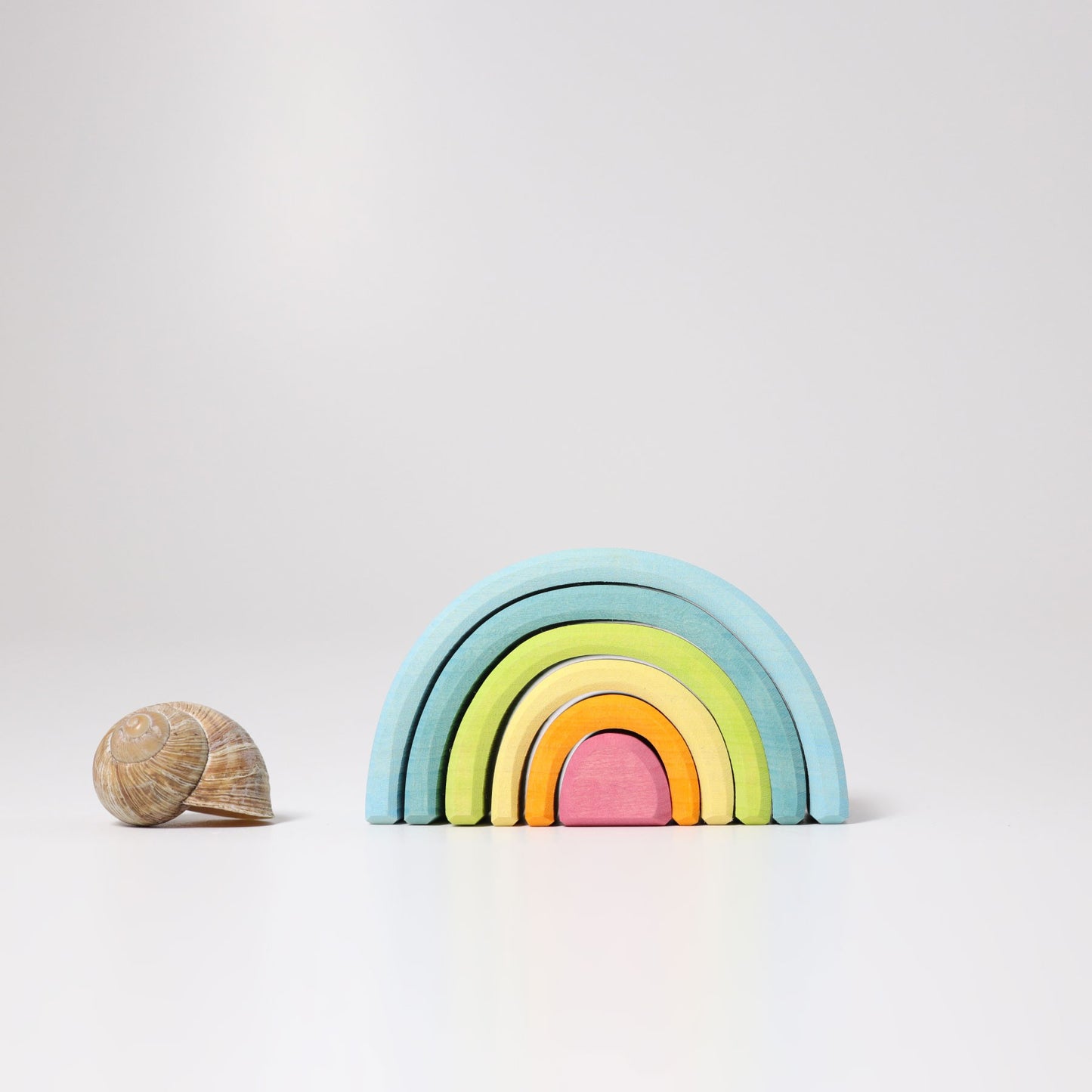 Set Micul Curcubeu Pastel, 6 piese - Grimms