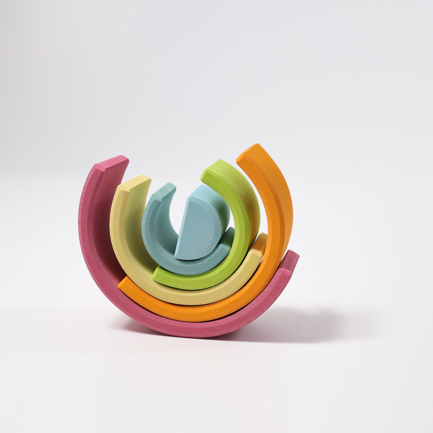 Set Curcubeu Grimms, 6 piese, pastel