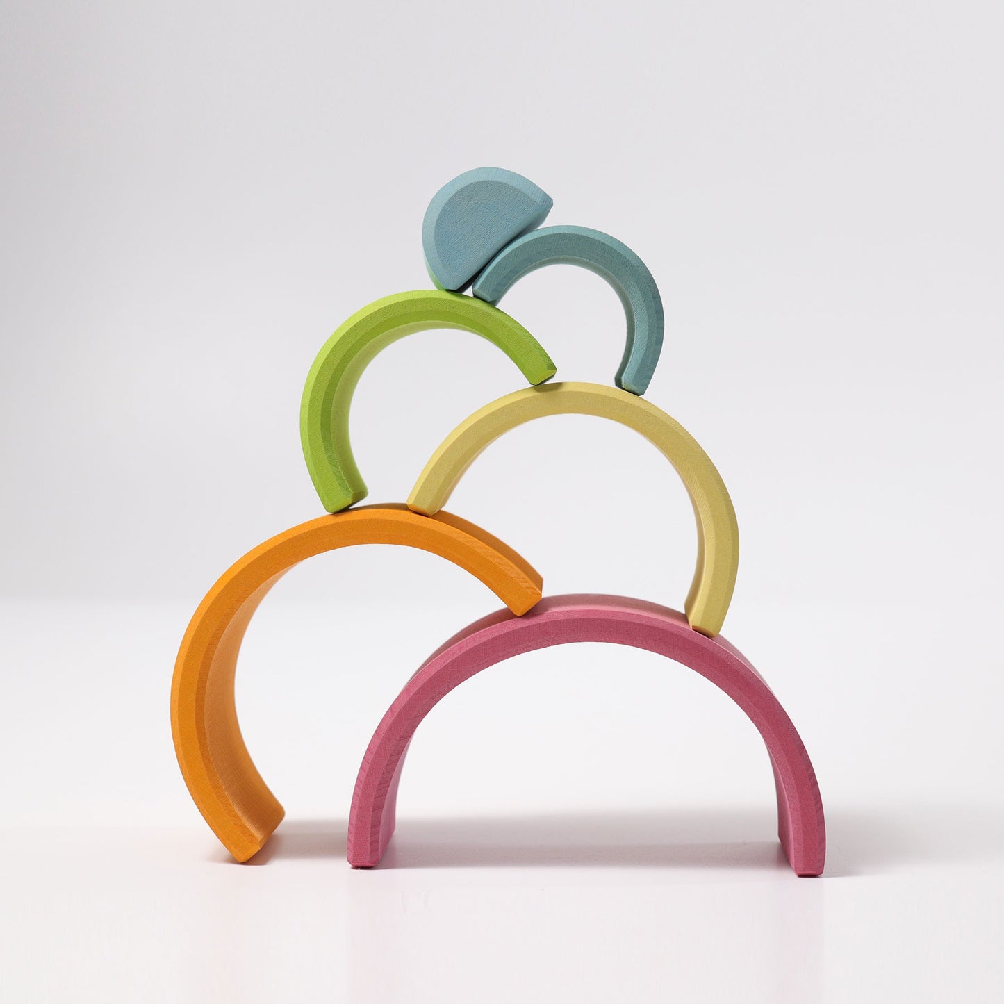 Set Curcubeu Grimms, 6 piese, pastel