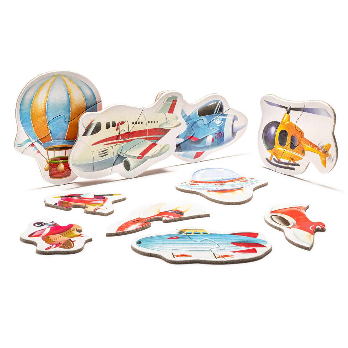 Puzzle Cubika, Transport aerian