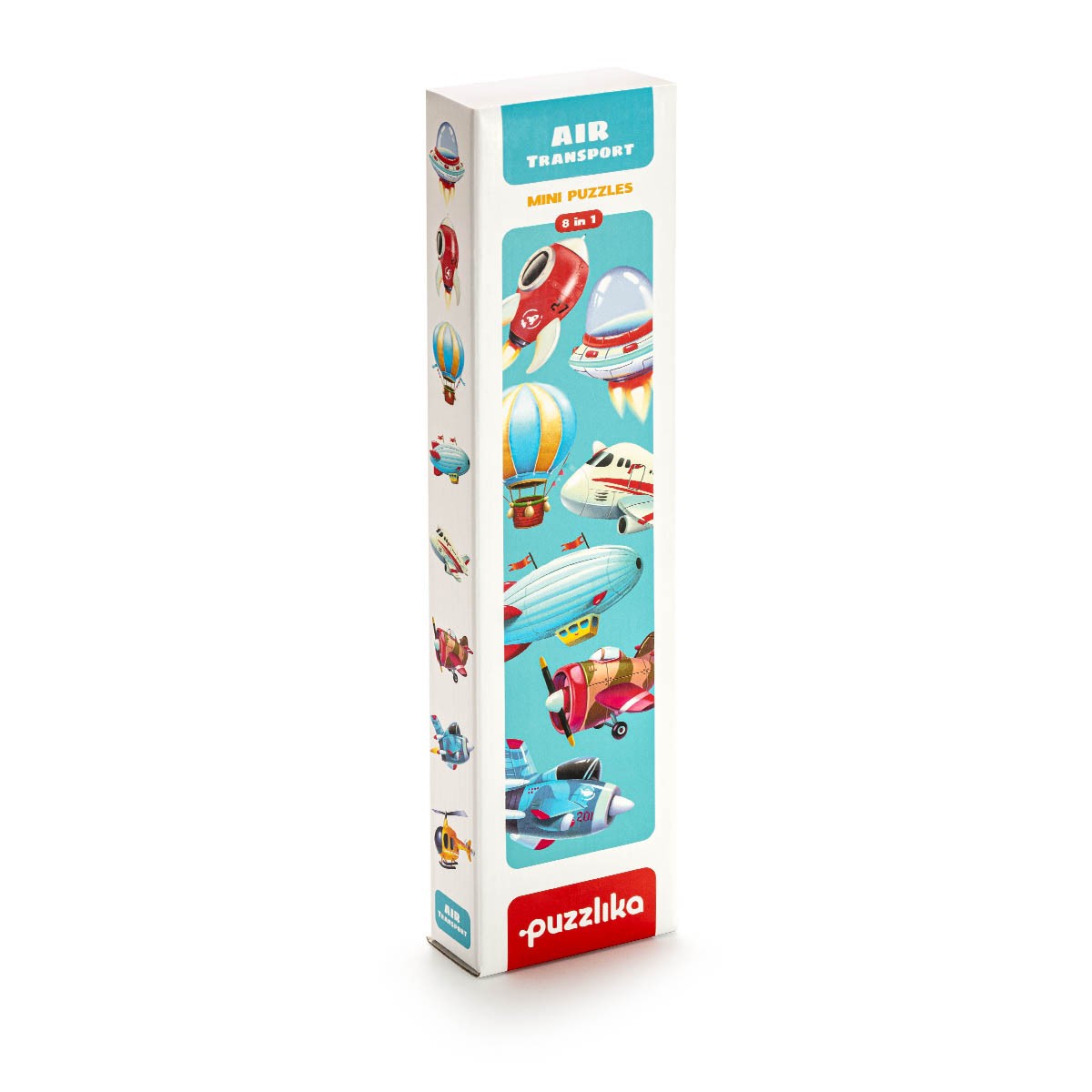 Puzzle Cubika, Transport aerian