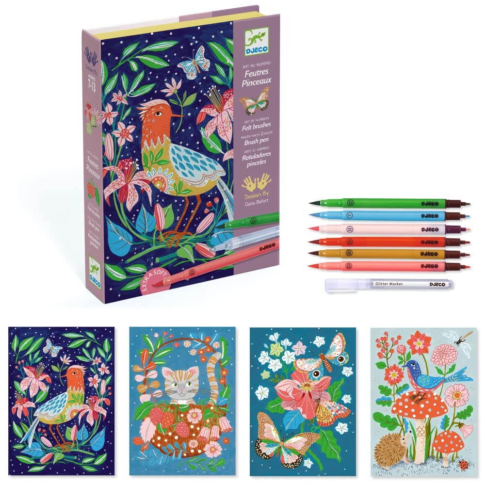 Atelier creativ de desenat Djeco, in gradina