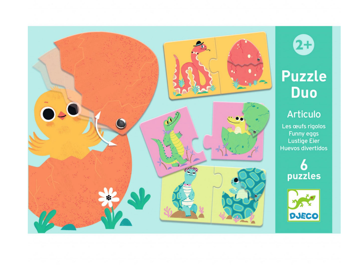 Puzzle duo Din ou, Djeco