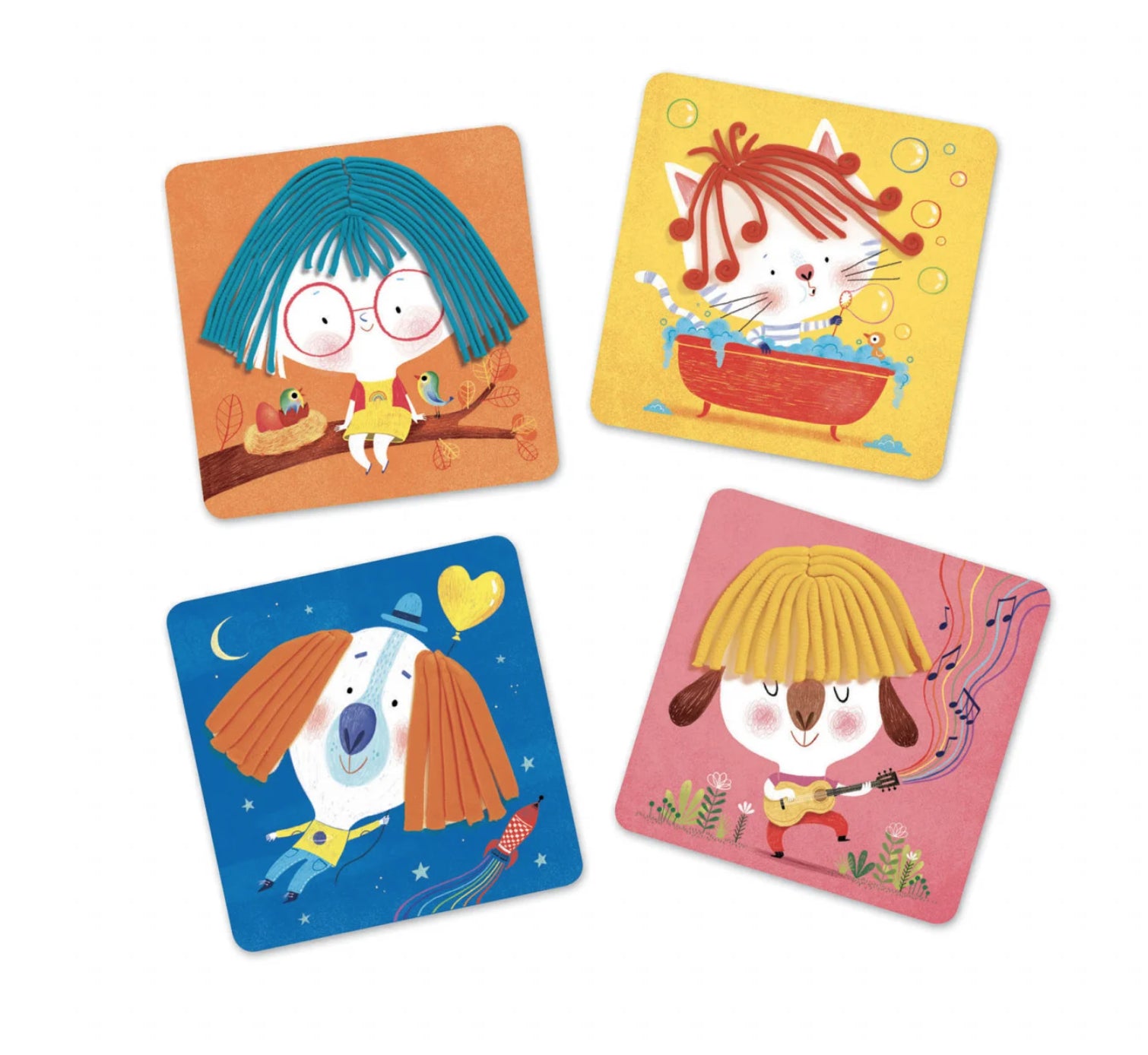 Joc creativ Coafuri trăsnite, Djeco