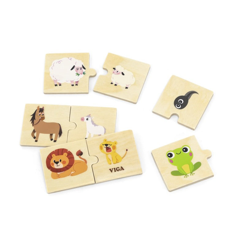 Puzzle Mama și puiul, Viga
