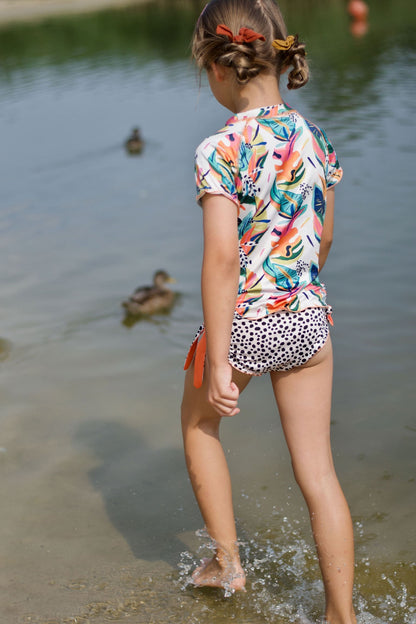 Set tricou + bikini reversibili cu protecție solară 50+ MOANA - Ducksday