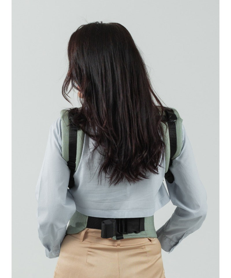 Marsupiu Isara The One - Sage Green Linen