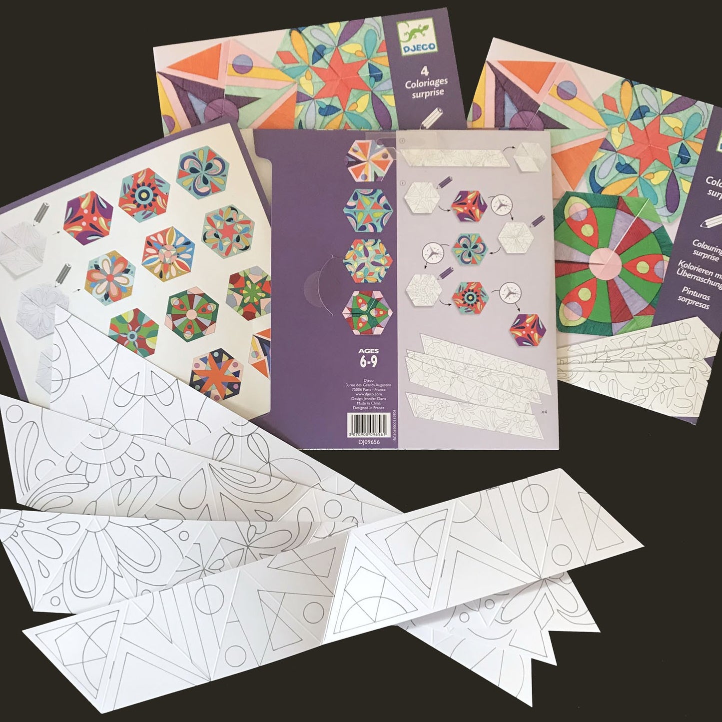 Crafturi din hartie Djeco, Mandala rozete