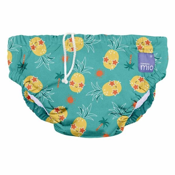 Scutec refolosibil de înot Bambino Mio - Pineapple Party