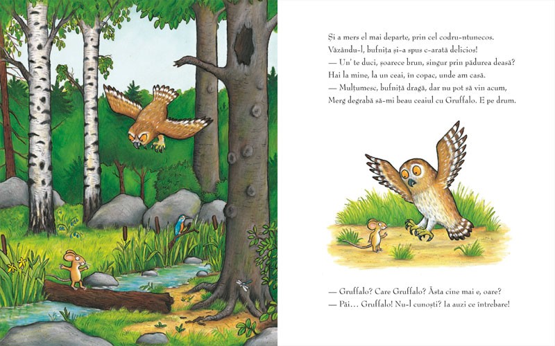 Gruffalo - de Julia Donaldson, cu ilustrații de Axel Scheffler