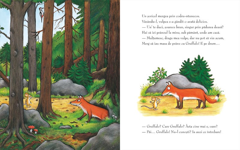 Gruffalo - de Julia Donaldson, cu ilustrații de Axel Scheffler