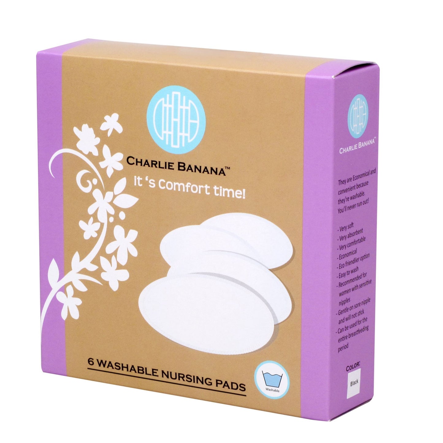 Absorbante lavabile de san Charlie Banana - White (set 6 buc)