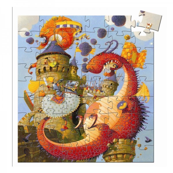Puzzle Djeco - Vaillant si dragonul