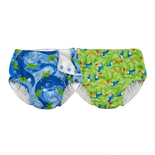 Scutec pentru înot și antrenament la oliță Ultimate iPlay - Blue Turtle Batik