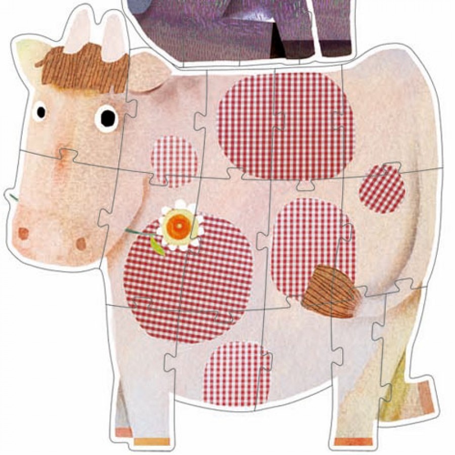 Puzzle gigant Djeco animale domestice