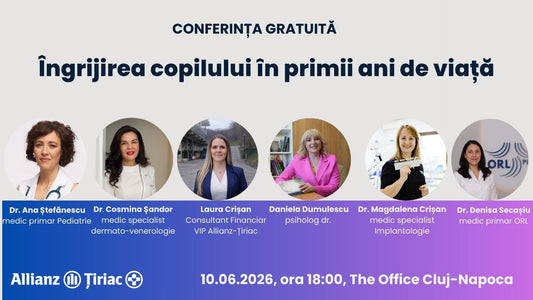 Conferința GRATUITĂ „Îngrijirea copilului în primii ani de viață”