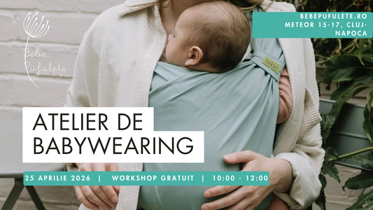 Atelier GRATUIT babywearing cu consultante acreditate
