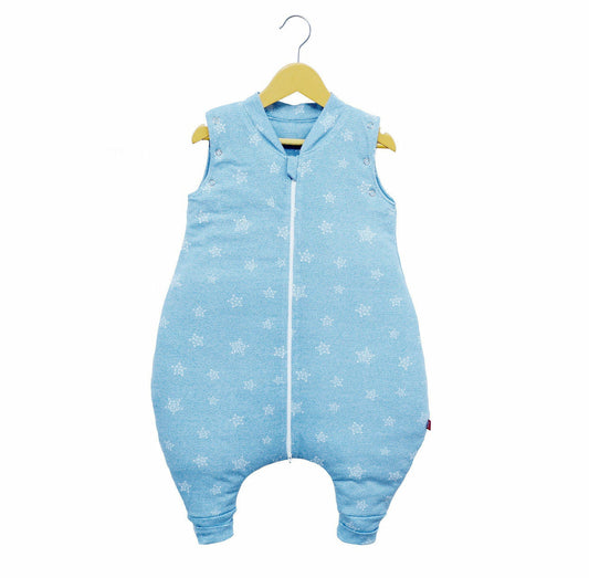 Sac de dormit cu piciorușe Kids Decor 80 cm, Stars in your eyes - Blue
