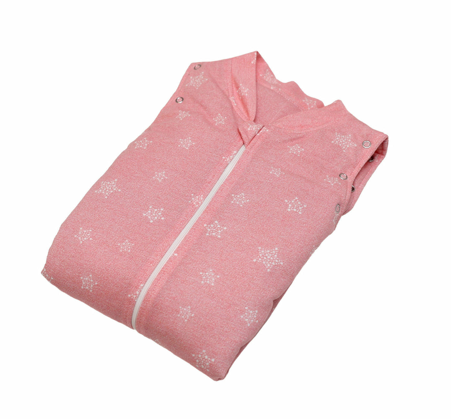 Sac de dormit cu piciorușe şi mâneci Kids Decor 70 cm, Stars in your eyes - Pink