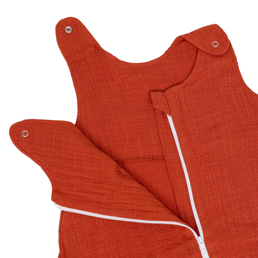 Sac de dormit copii 0.3 tog, din Muselina, Summer Toffee- 95 cm