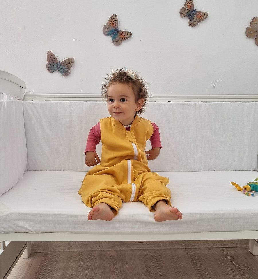 Sac de dormit cu piciorușe Kids Decor 80 cm, Golden Snuggle