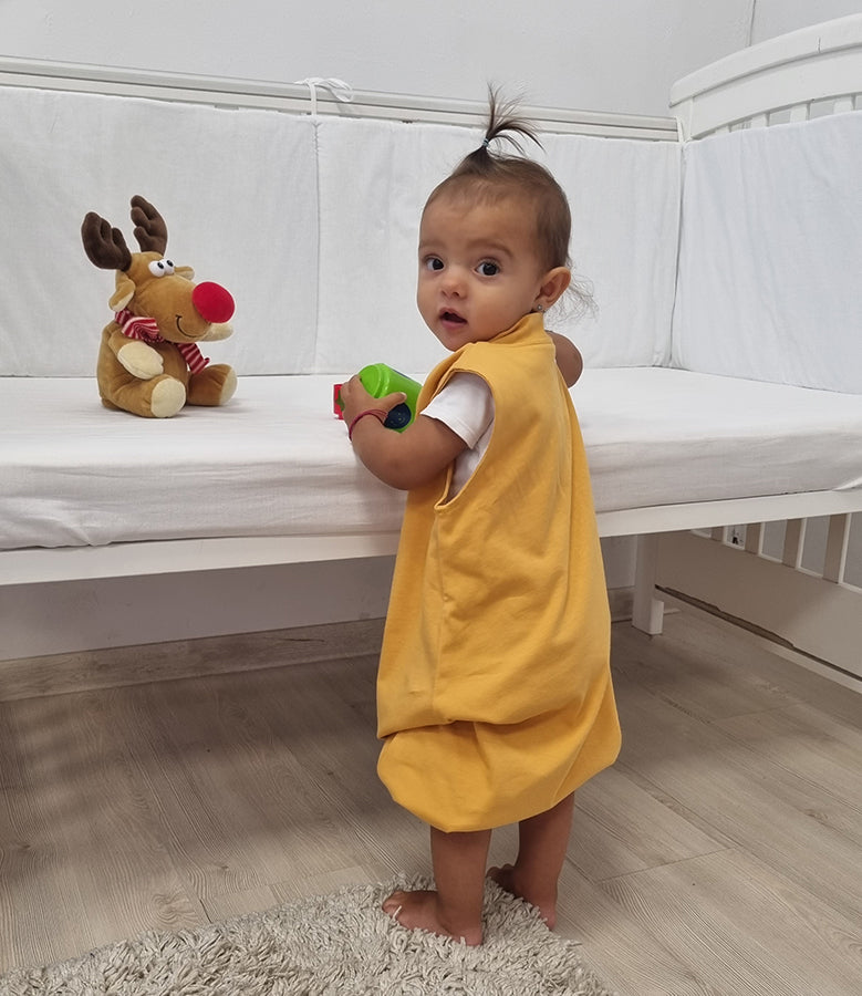 Sac de dormit cu piciorușe Kids Decor 80 cm, Golden Snuggle