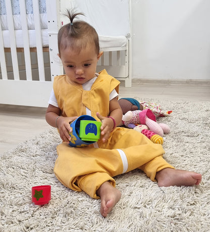 Sac de dormit cu piciorușe Kids Decor 80 cm, Golden Snuggle