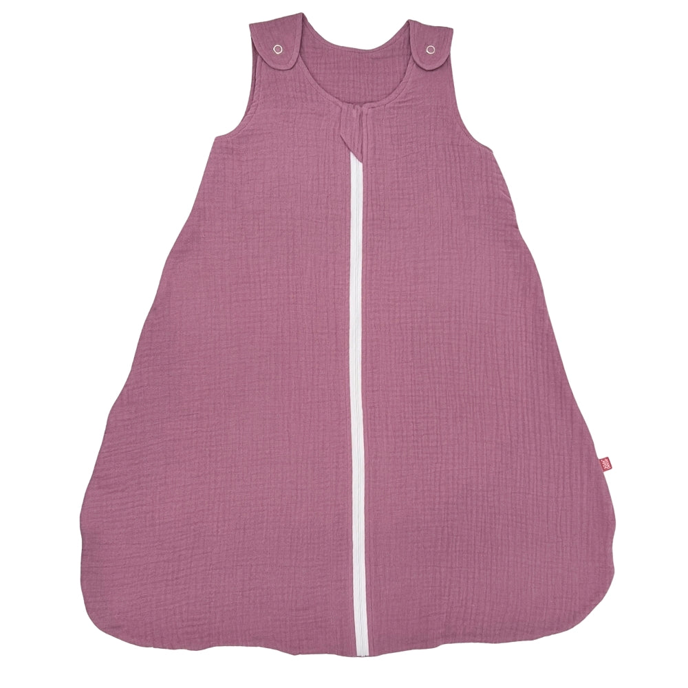 Sac de dormit copii 0.3 tog, din Muselina, Lavender - 70 cm